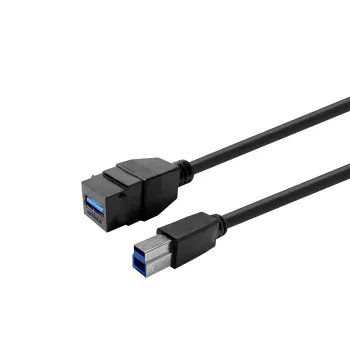 Cabo de extensão VivoLink USB 3.0 Type-A macho para Type-A macho PROKEYUSB3AFBM2B, 2 m, preto