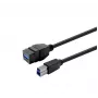Cabo de extensão VivoLink USB 3.0 Type-A macho para Type-A macho PROKEYUSB3AFBM2B, 2 m, preto