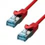 Cabo Ethernet ProXtend CAT6A RJ-45 S/FTP 1,5 m vermelho