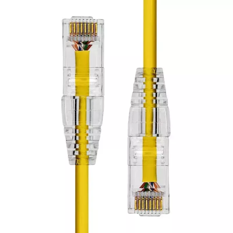 Cabo Ethernet ProXtend Ultra fino CAT6 RJ-45 5M amarelo