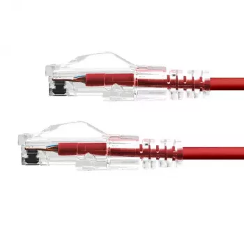 Cabo Ethernet ProXtend Ultra fino CAT6 RJ-45 4M vermelho