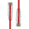 Cabo Ethernet ProXtend Ultra fino CAT6 RJ-45 4M vermelho