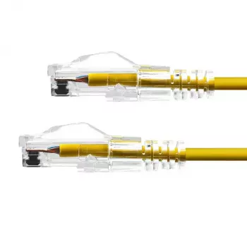 Cabo Ethernet ProXtend Ultra fino CAT6 RJ-45 4M amarelo