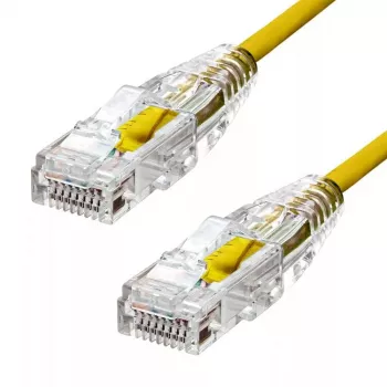 Cabo Ethernet ProXtend Ultra fino CAT6 RJ-45 3m amarelo