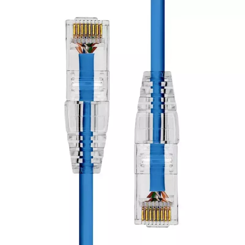 Cabo Ethernet ProXtend Ultra fino CAT6A RJ-45 5M azul