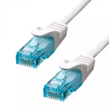 Cabo Ethernet ProXtend CAT6A RJ-45 U/UTP 7m branco