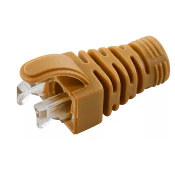 MicroConnect CONB65O bainha de proteção contra dobras para cabo Cat5e/Cat6/Cat6A até 6,5 mm, laranja