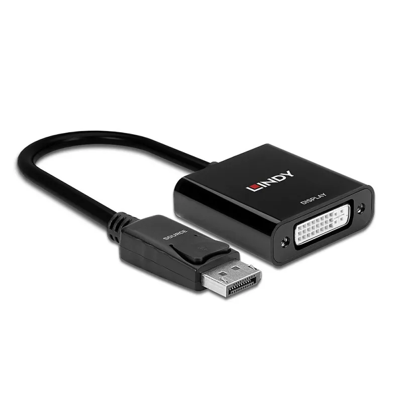 Conversor de vídeo ativo Lindy DisplayPort 1.2 para DVI 41734