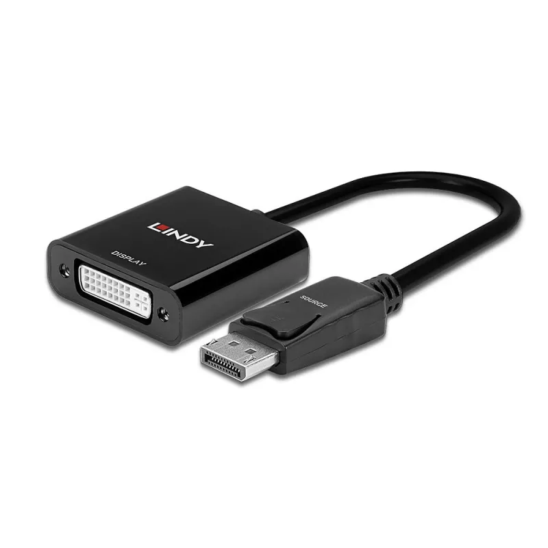 Conversor de vídeo ativo Lindy DisplayPort 1.2 para DVI 41734