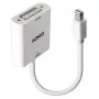 Conversor Lindy Mini DisplayPort para DVI 0,18 m Mini DisplayPort DVI-I