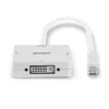 Conversor Lindy Mini DisplayPort 1.2 para HDMI 1.4, DVI e VGA