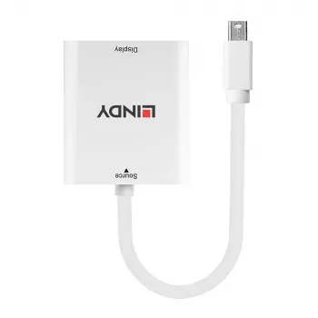 Conversor ativo Lindy Mini DisplayPort 1.2 para HDMI 2.0 18G
