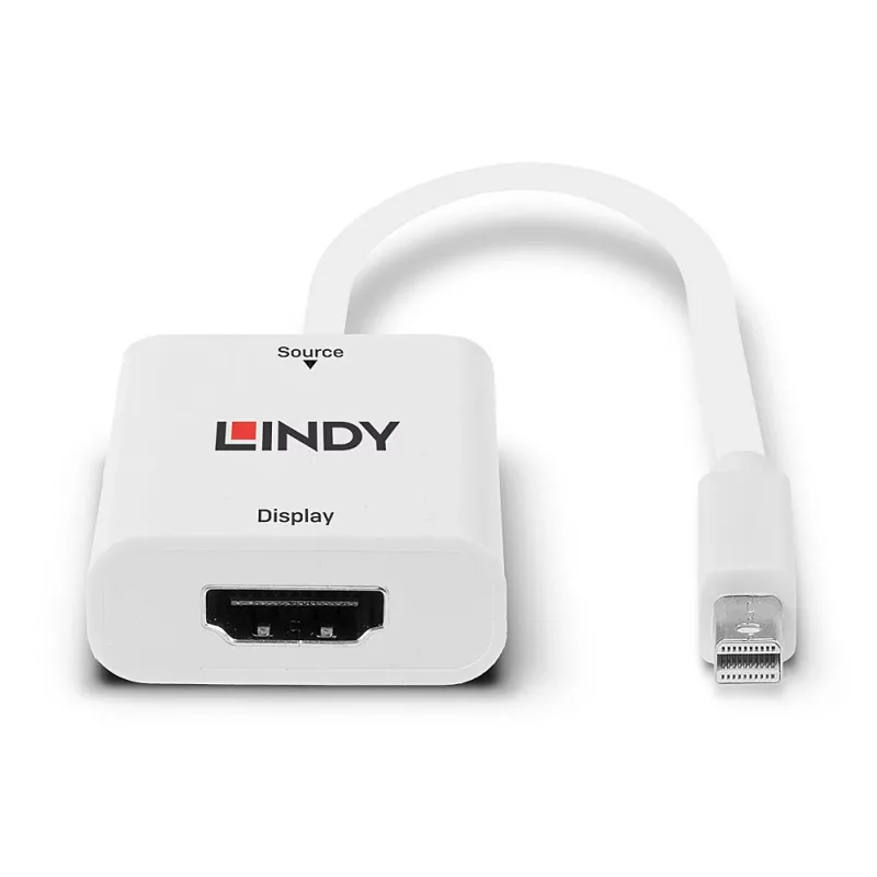 Conversor ativo Lindy Mini DisplayPort 1.2 para HDMI 2.0 18G