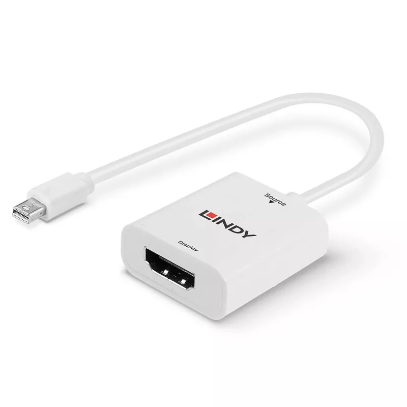 Conversor ativo Lindy Mini DisplayPort 1.2 para HDMI 2.0 18G