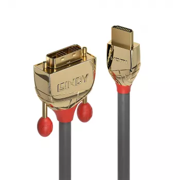 Cabo Lindy 1 m HDMI para DVI-D, Gold Line