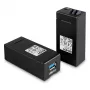 Transmissor e recetor AV Lindy 200 m Fibre Optic USB 3.0 Extender