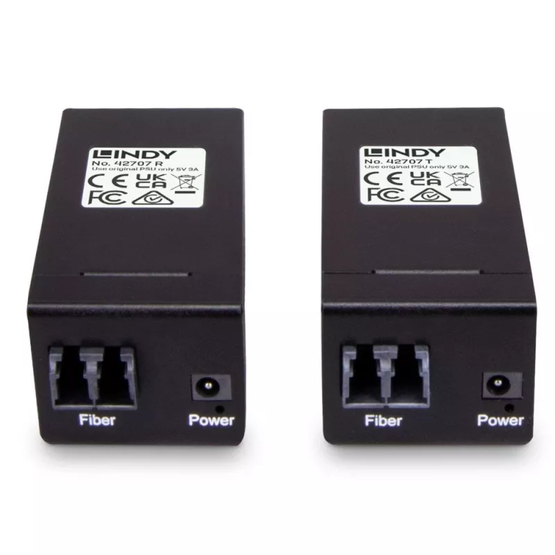 Transmissor e recetor AV Lindy 200 m Fibre Optic USB 3.0 Extender