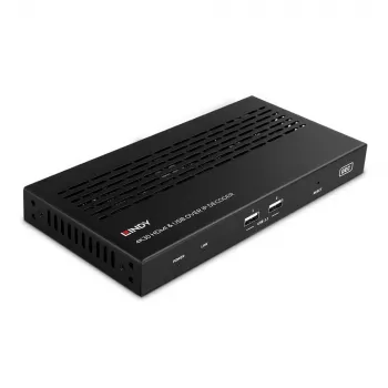 Recetor AV Lindy 4K30 HDMI e USB over IP System – descodificador
