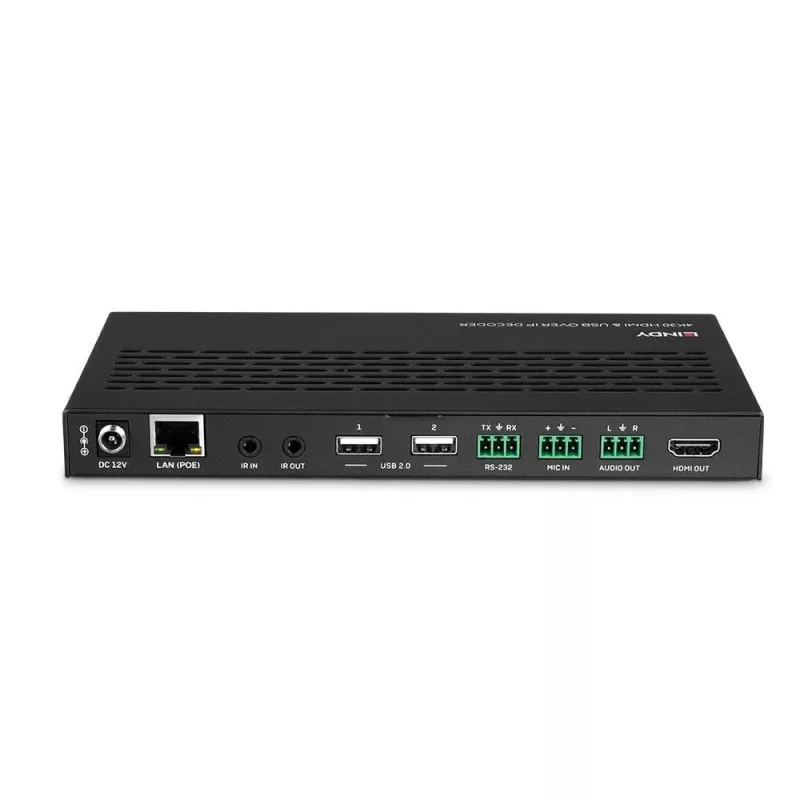 Recetor AV Lindy 4K30 HDMI e USB over IP System – descodificador