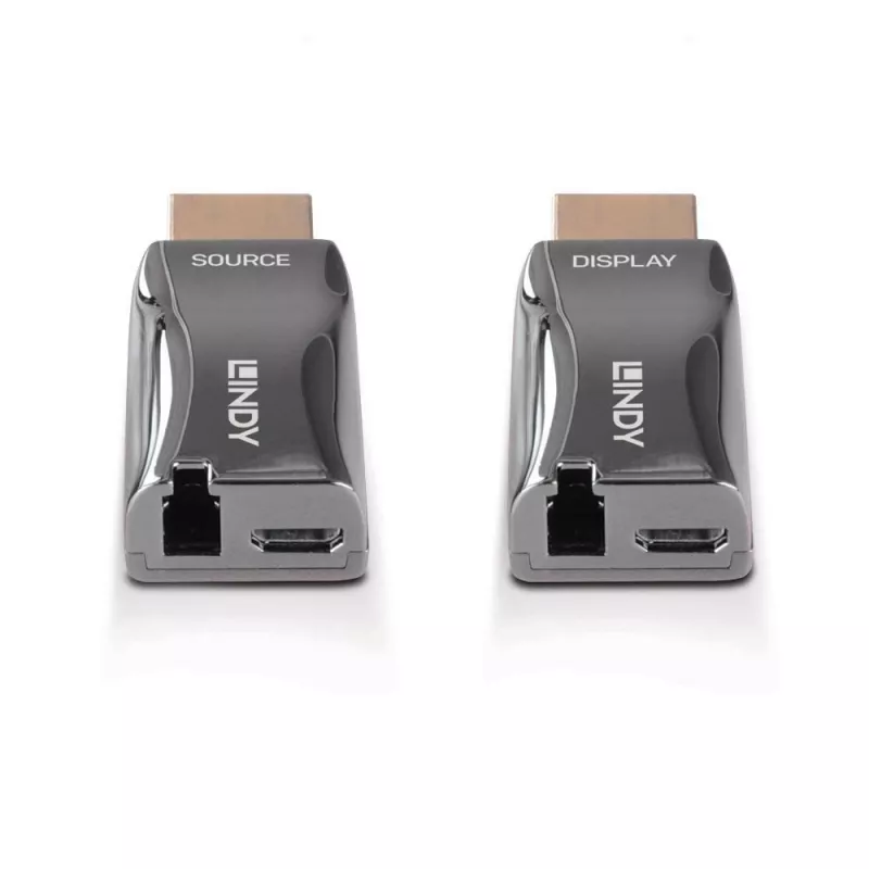 Transmissor e recetor AV Lindy 300 m Fibre Optic HDMI 4K60