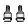 Cabo USB-C para USB-C Manhattan 240W 2m macho para macho preto 480 Mbit/s