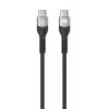 Cabo USB-C para USB-C Manhattan 240W 2m macho para macho preto 480 Mbit/s