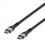 Cabo USB-C para USB-C Manhattan 240W 2m macho para macho preto 480 Mbit/s