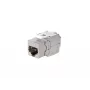 Keystone Jack blindado Cat 8.1 Equip sem ferramentas 8 unid. aço inoxidável RJ-45