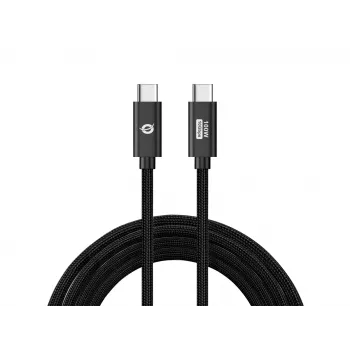 Cabo Conceptronic ETTA02B12 USB 3.2 Gen 2 C-C PD 3.0 100W 1,2 m, 20 V 5 A, 10 Gbit/s, E-Mark