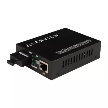 Conversor de rede Lanview LVN-MED-SC-1000BASE-X