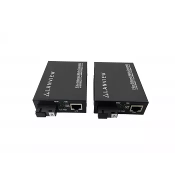 Conversor de rede Lanview LVN-MED-SC-1000BASE-X-2