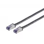 Cabo de rede Lanview LVN-CAT6A-FLEX-3M S/FTP Cat6a 3 m preto