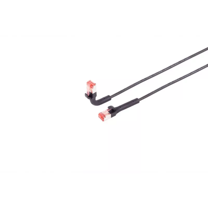 Cabo de rede Lanview LV-6AFTP-FLEX-ANG-005B RJ45 Cat6A 5 m preto