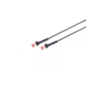 Cabo de rede Lanview LV-6AFTP-FLEX-ANG-075B RJ45 Cat6A 0,75 m preto