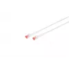 Cabo de rede Lanview LV-6AFTP-FLEX-ANG-01W RJ45 Cat6A 1 m branco