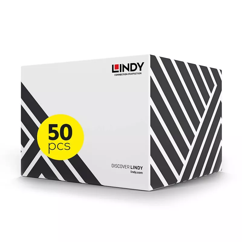 Lindy 47854 Cabo de rede Cat6 S/FTP, 5 m, cinzento, pack de 50