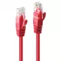 Cabo de rede Lindy 2m Cat.6 U/UTP, vermelho