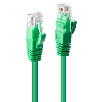 Cabo de rede Lindy 15m Cat.6 RJ-45 U/UTP verde
