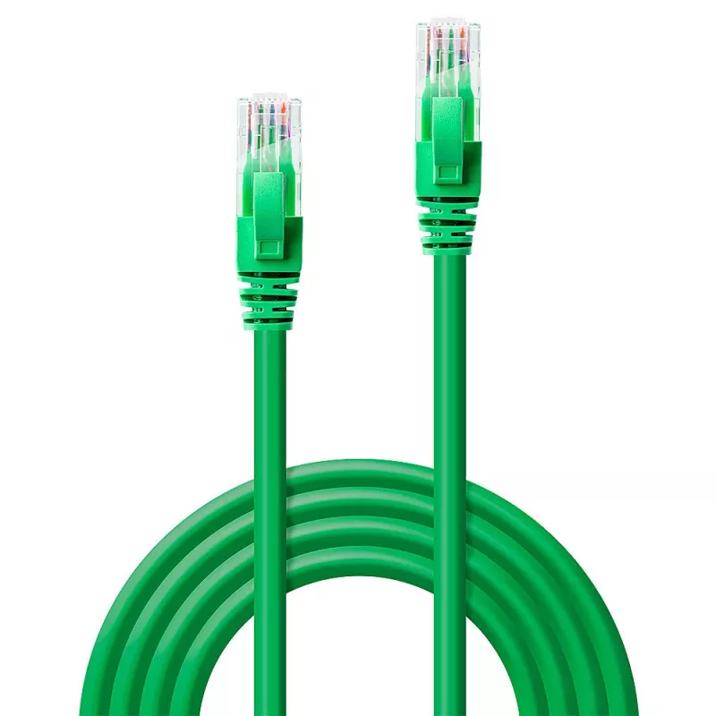 Cabo de rede Lindy 15m Cat.6 RJ-45 U/UTP verde