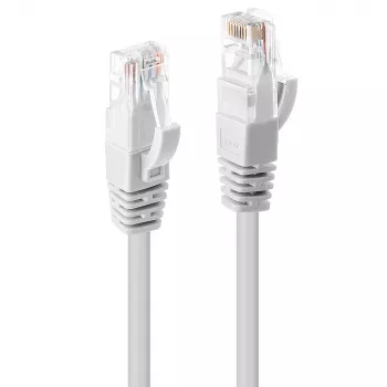 Cabo de rede Lindy 0,3m Cat.6 U/UTP, branco