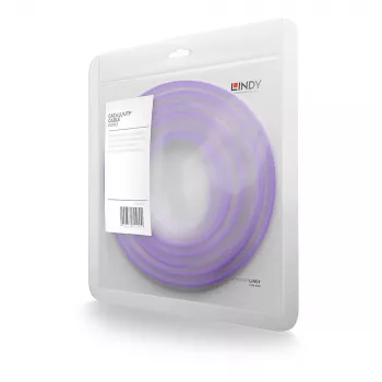 Cabo de rede Lindy 10m Cat.6 RJ-45 U/UTP violeta