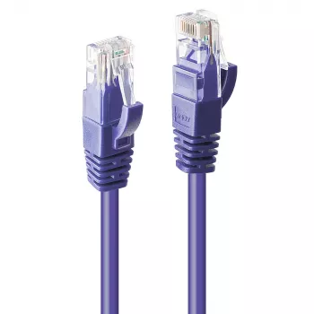 Cabo de rede Lindy 30m Cat.6 U/UTP, violeta, 30 m, Cat6, U/UTP (UTP), RJ-45, RJ-45, violeta