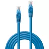 Cabo de rede Lindy Rj45/Rj45 CAT6 2m RJ-45 U/UTP azul