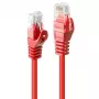 Cabo de rede Lindy Rj45/Rj45 CAT6 3m RJ-45 U/UTP vermelho