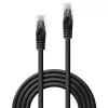 Cabo de rede Lindy RJ45/RJ45 CAT6 3m RJ-45 U/UTP preto