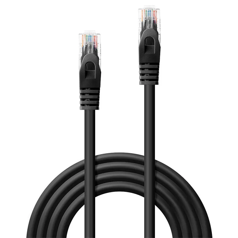 Cabo de rede Lindy 48196 preto 7,5 m Cat6 U/UTP (UTP)