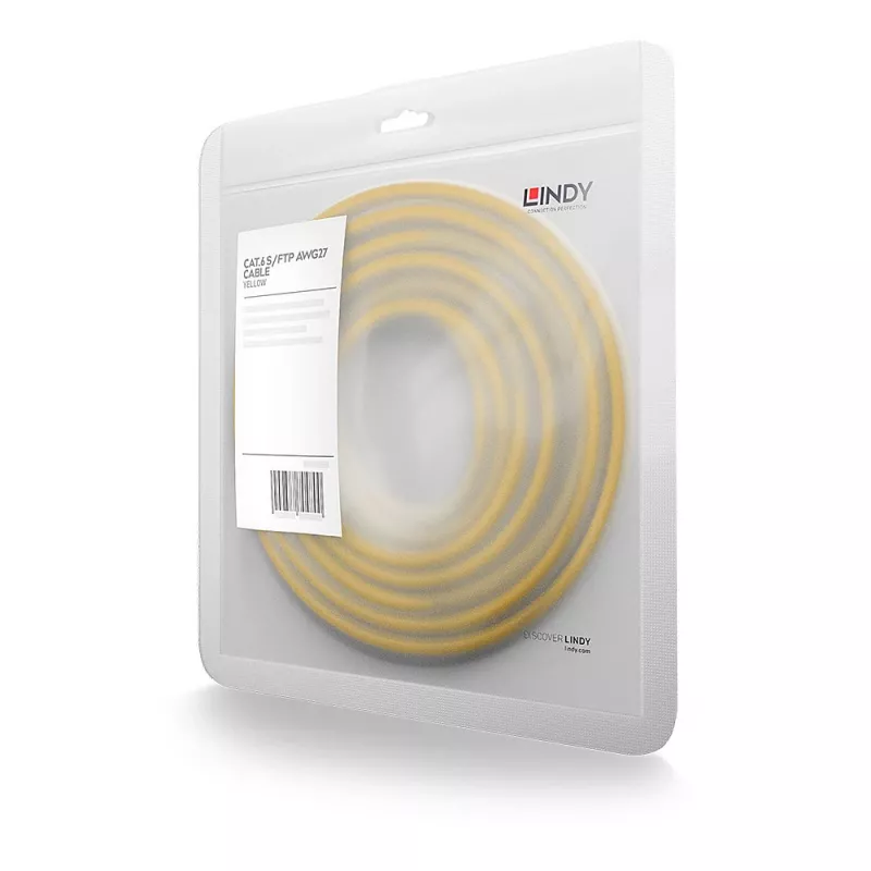 Cabo de rede Lindy 47765 amarelo 3 m Cat6 S/FTP (S-STP)