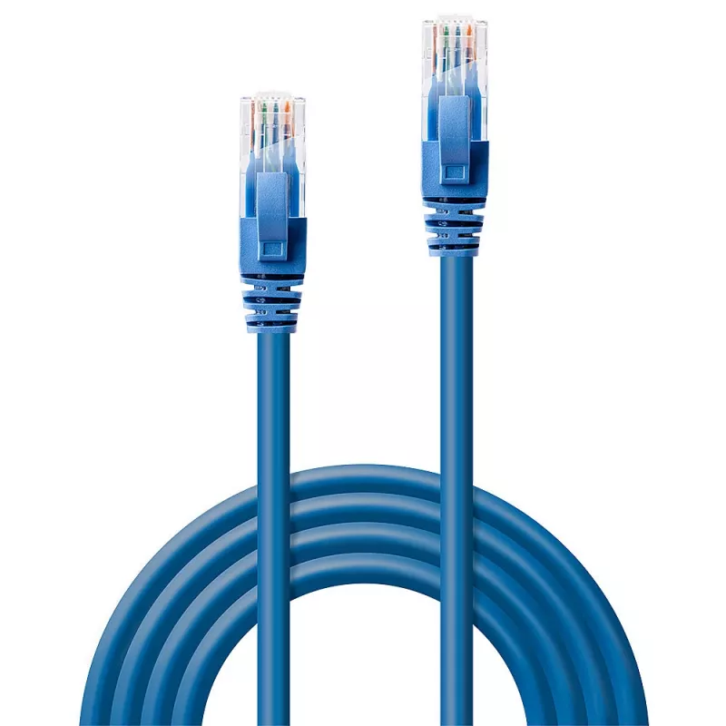 Cabo de rede Lindt 1m RJ-45 Cat6 U/UTP azul