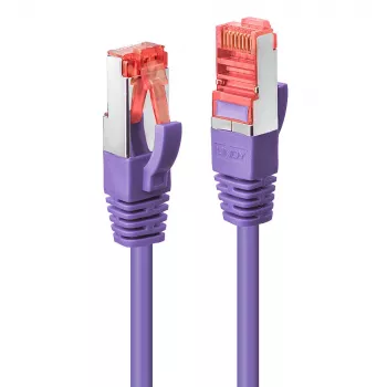 Cabo de rede Lindy RJ45/RJ45 CAT6 2m RJ-45 S/FTP violeta