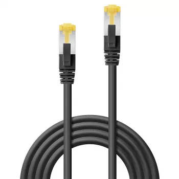 Cabo de rede Lindy 47309 Cat7 S/FTP, RJ-45 macho para RJ-45 macho, 2 m, preto